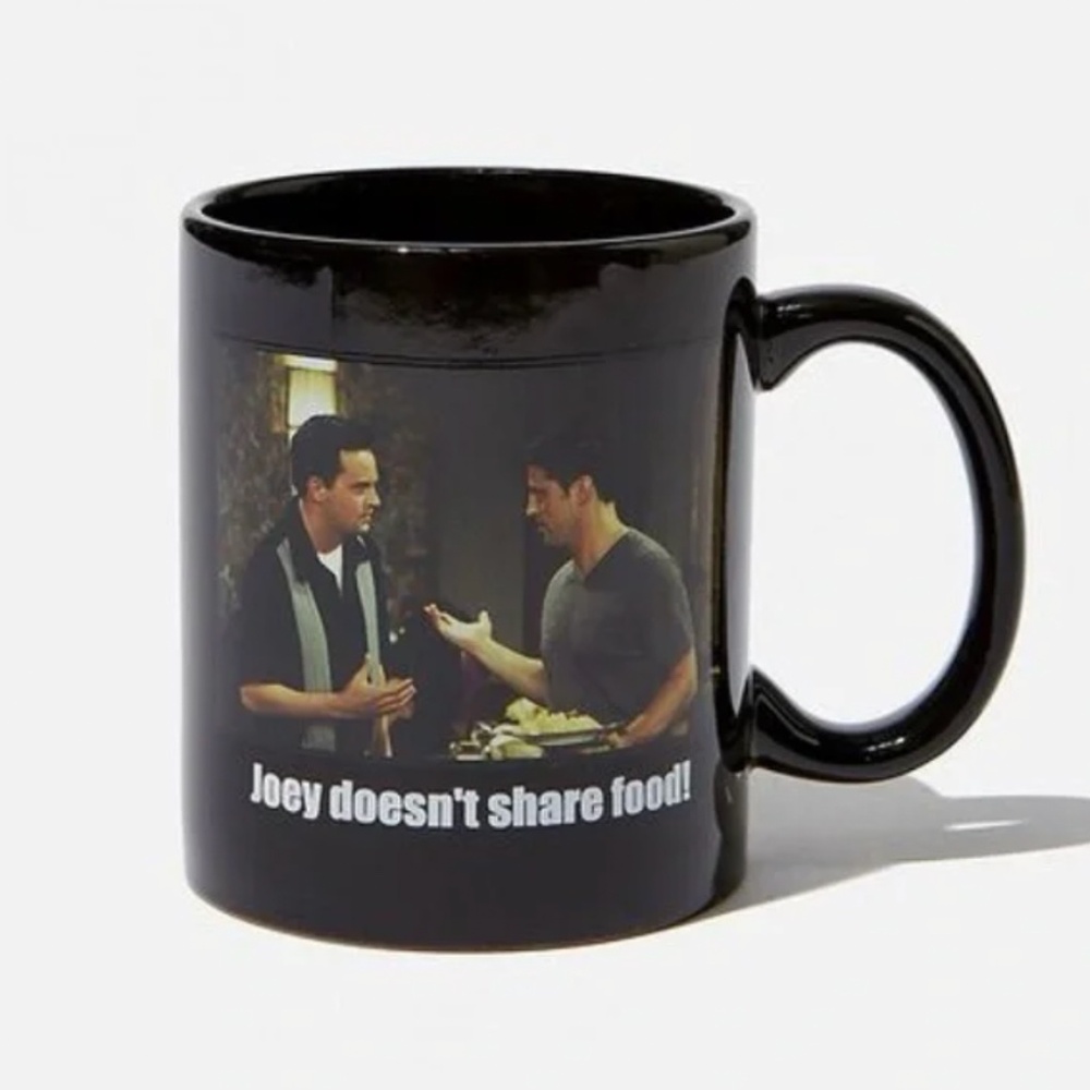 FRIENDS Joey Doesn’t Share Food Black Mug